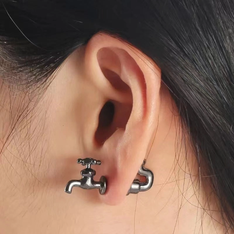 Wholesale Faucet Earrings Creative Detachable Earrings