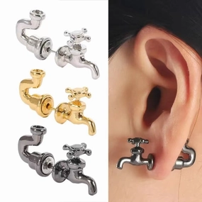 Wholesale Faucet Earrings Creative Detachable Earrings