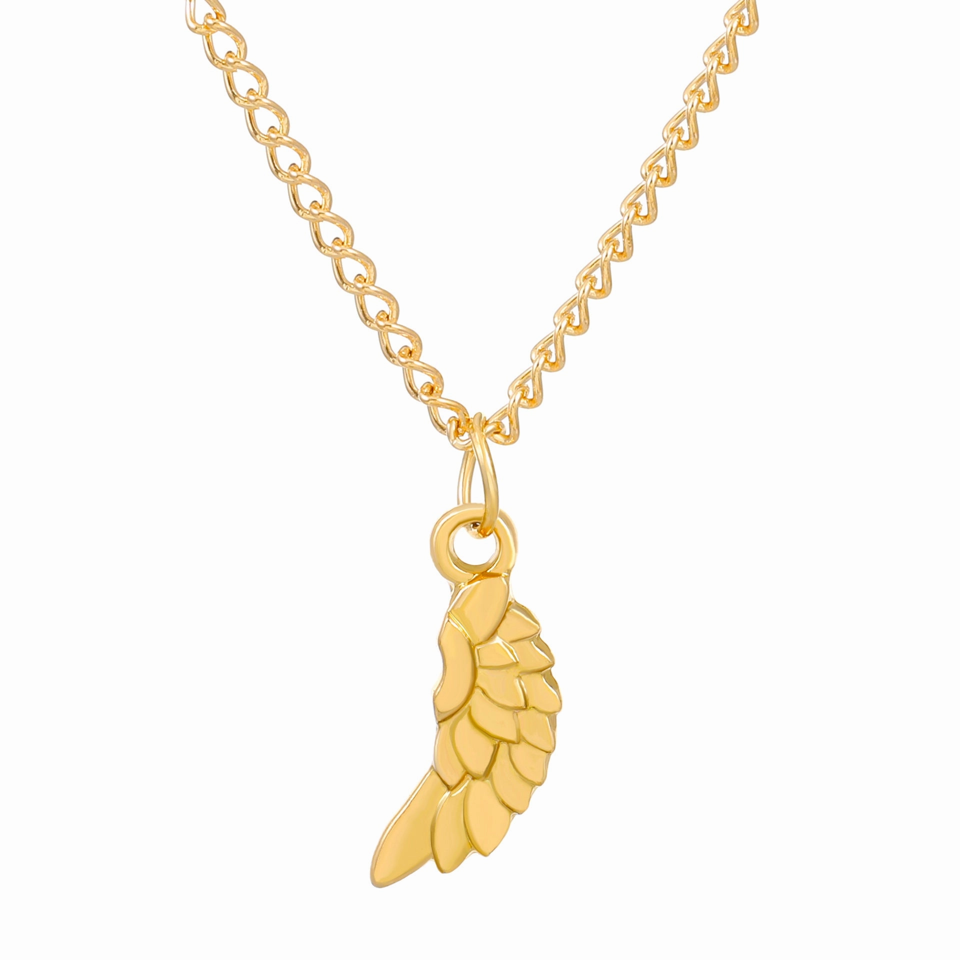 Wholesale Feather Clavicle Alloy Earrings