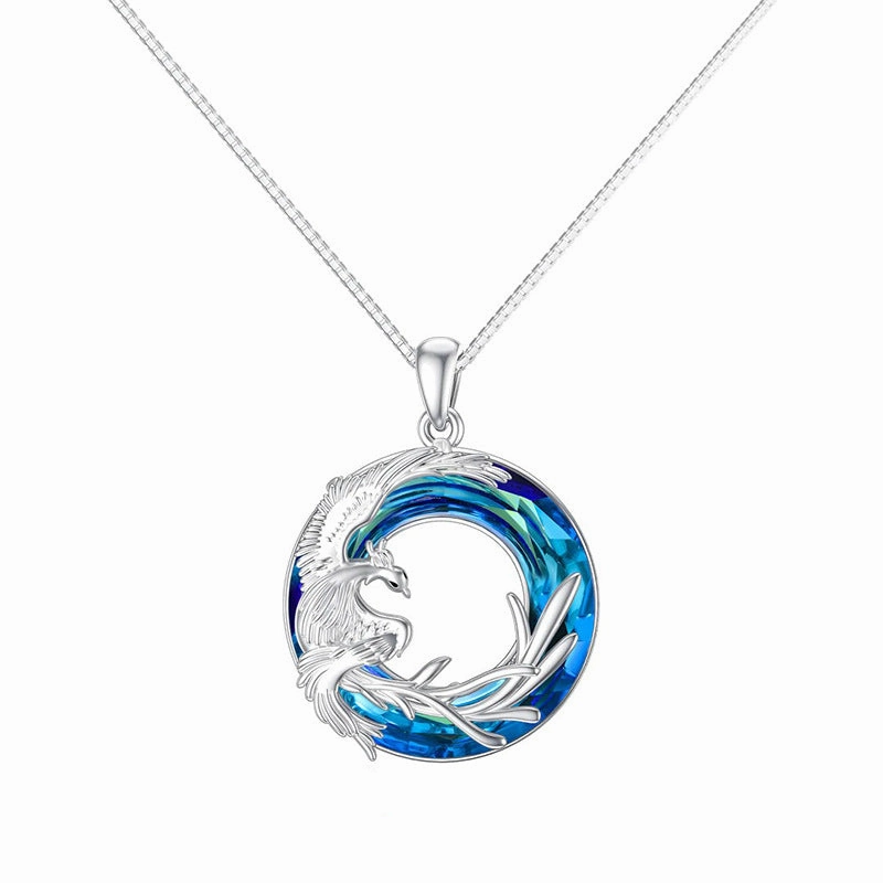 Wholesale Fire of Life Phoenix Necklace Reborn From The Fire