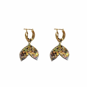 Wholesale Fishtail Ins Style Alloy Earrings