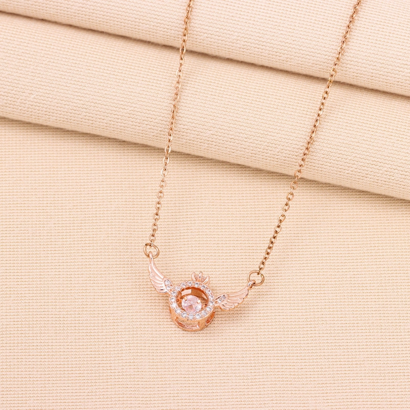 Wholesale Flexible Wing Titanium Steel Necklaces