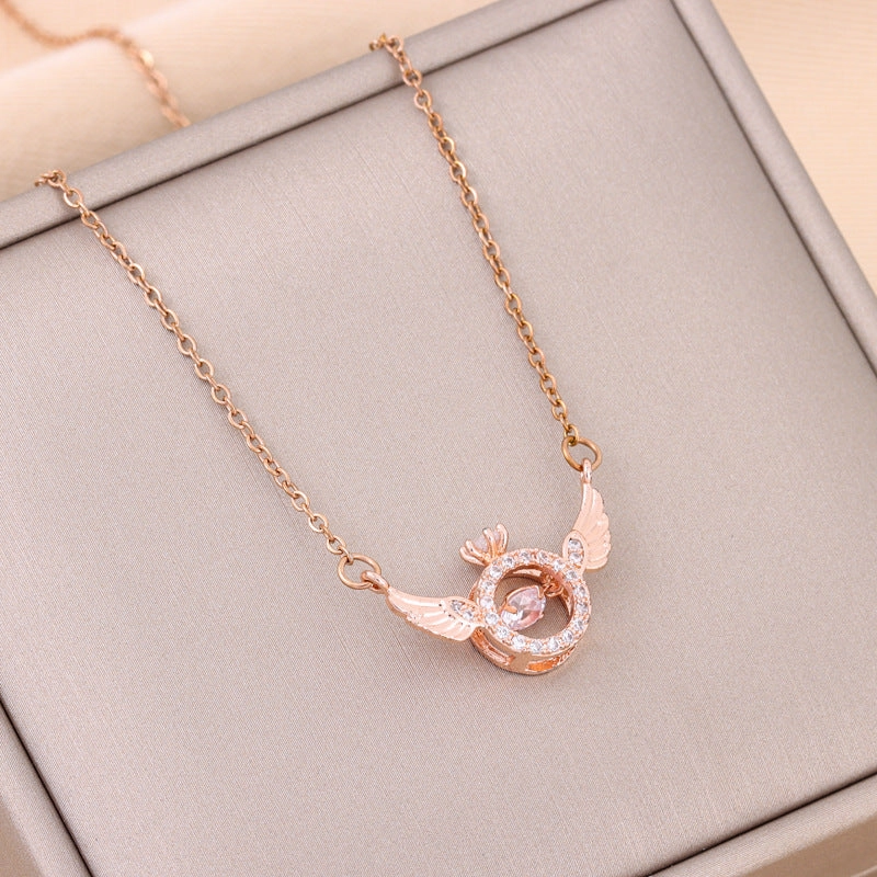 Wholesale Flexible Wing Titanium Steel Necklaces