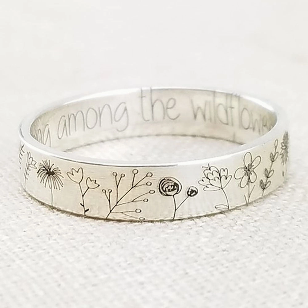 Wholesale Flower Alloy Rings