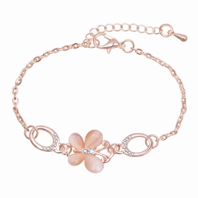 Wholesale Flower Butterfly Alloy Bracelet