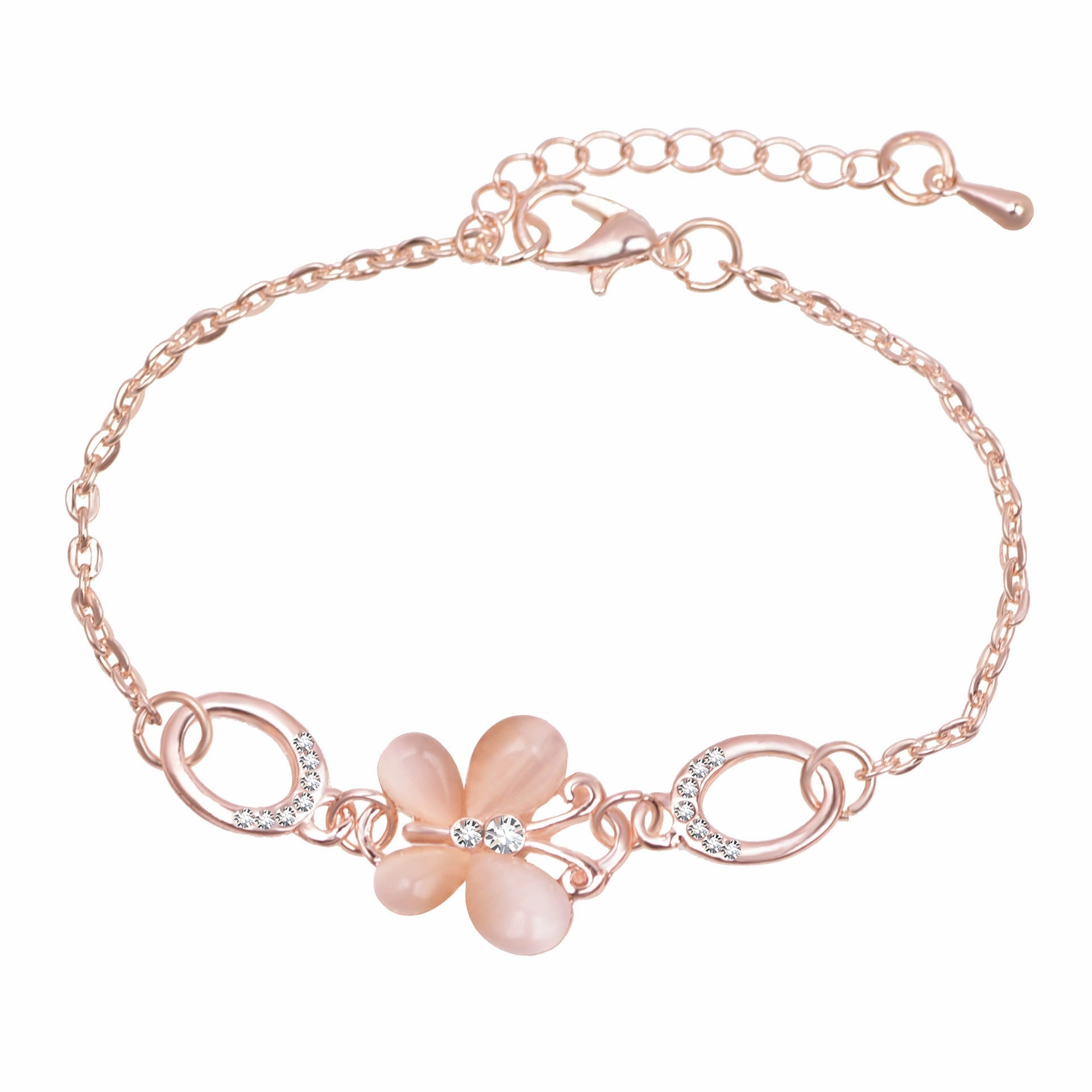 Wholesale Flower Butterfly Alloy Bracelet