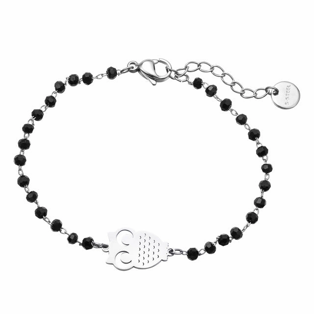 Wholesale Four Leaf Clover Bracelet Titanium Steel