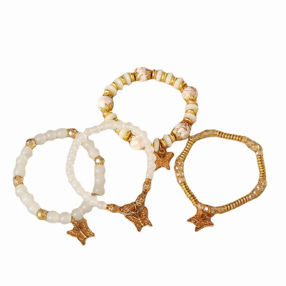 Wholesale Four Piece Butterfly Bracelet