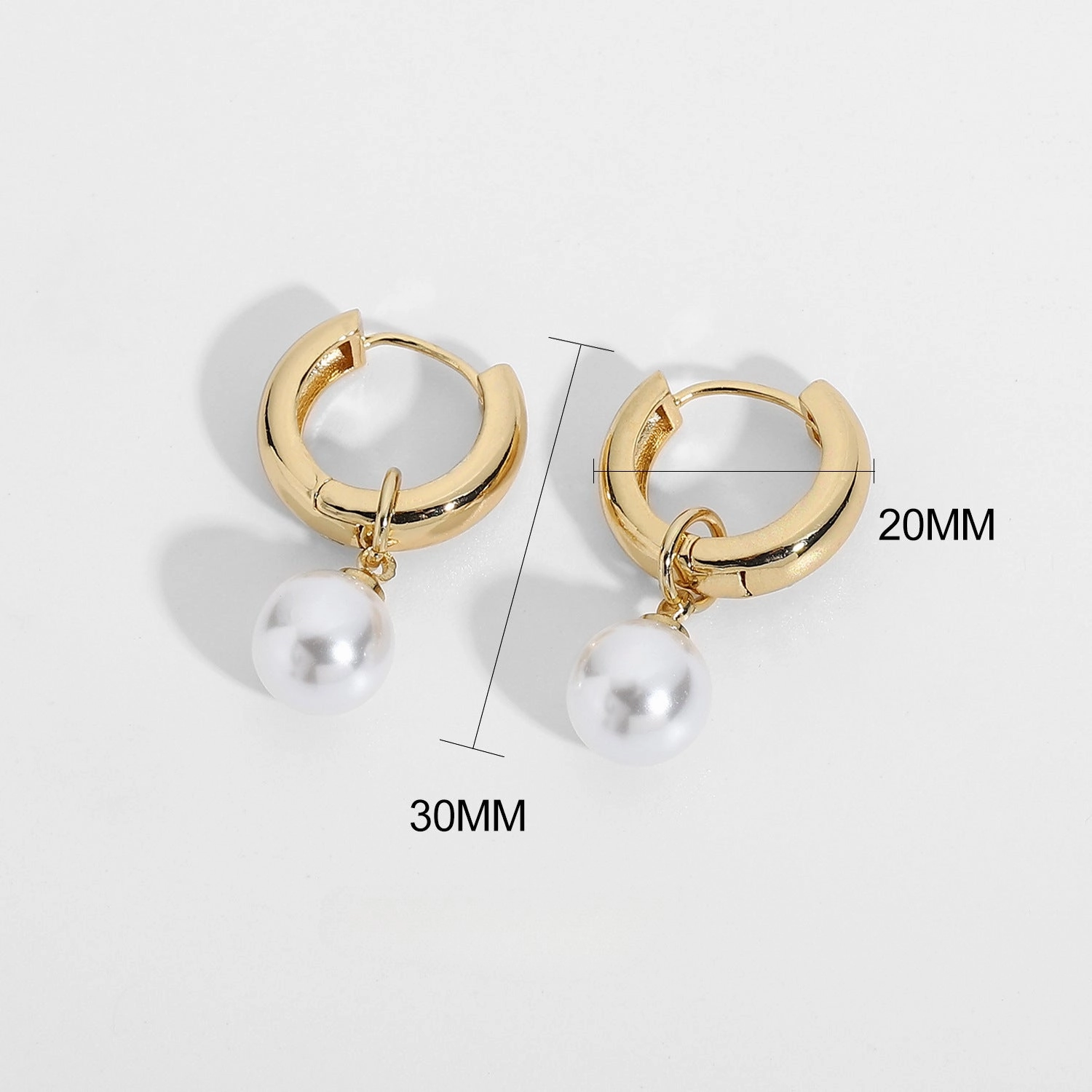 Wholesale Freshwater Pearl Element Alloy Earrings