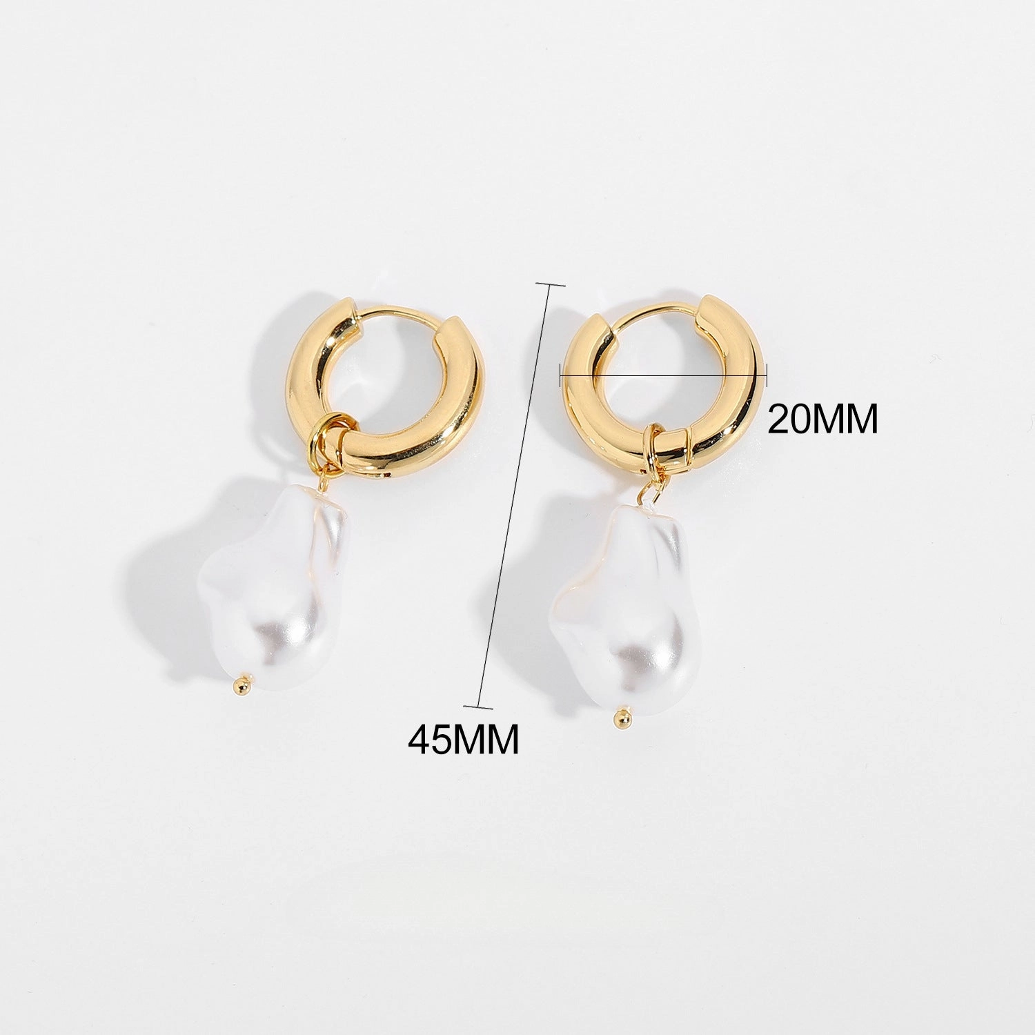 Wholesale Freshwater Pearl Element Alloy Earrings