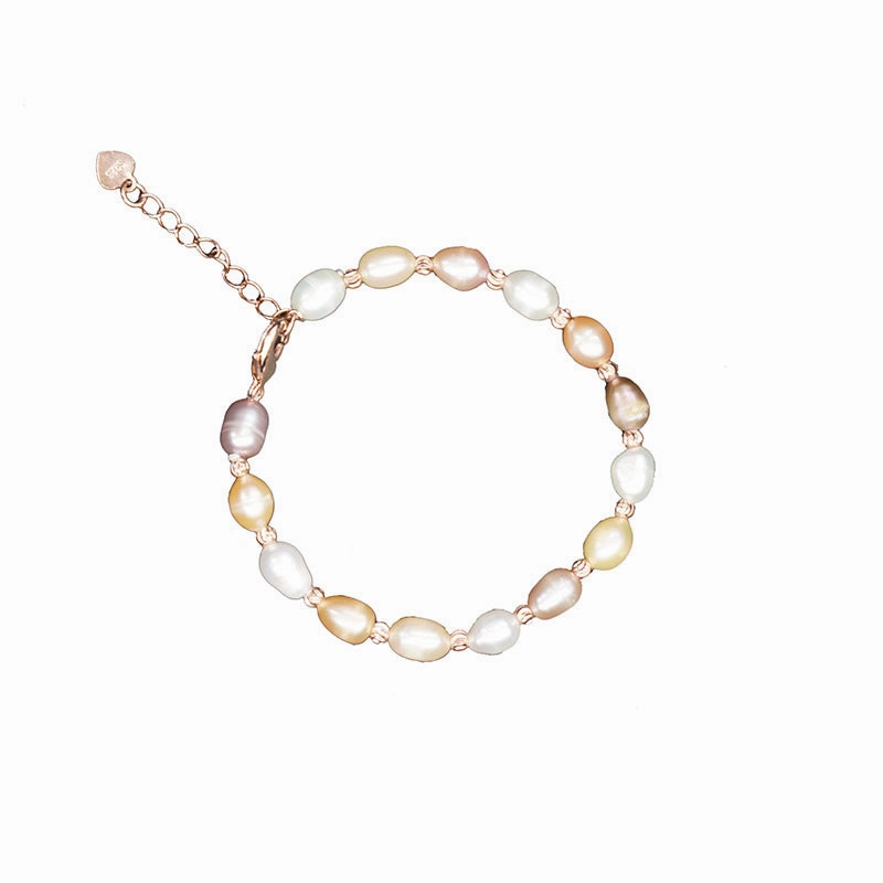 Wholesale Freshwater Pearl Jade Stone Bacelet