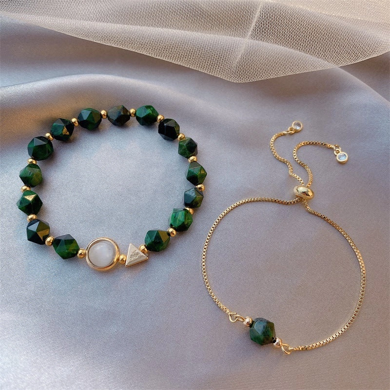 Wholesale Freshwater Pearl Round Bead Fishtail Bracelet