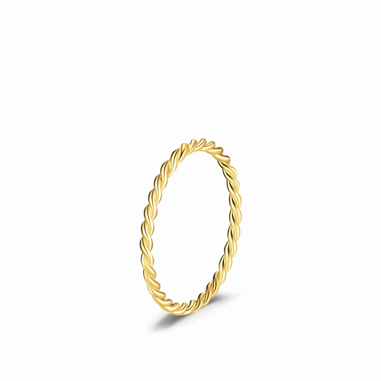 Wholesale Fried Dough Twists Sterling Silver Ring
