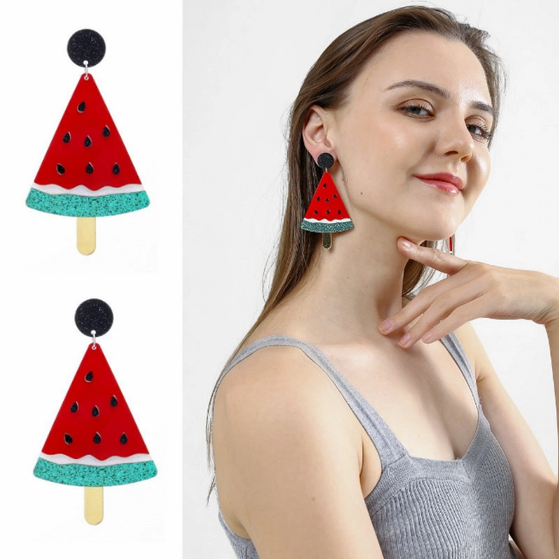 Wholesale Fruit and Vegetable Series Acrylic Earrings
