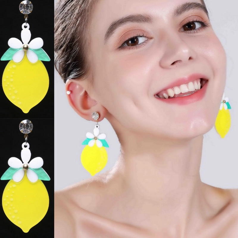 Wholesale Fruit and Vegetable Series Acrylic Earrings