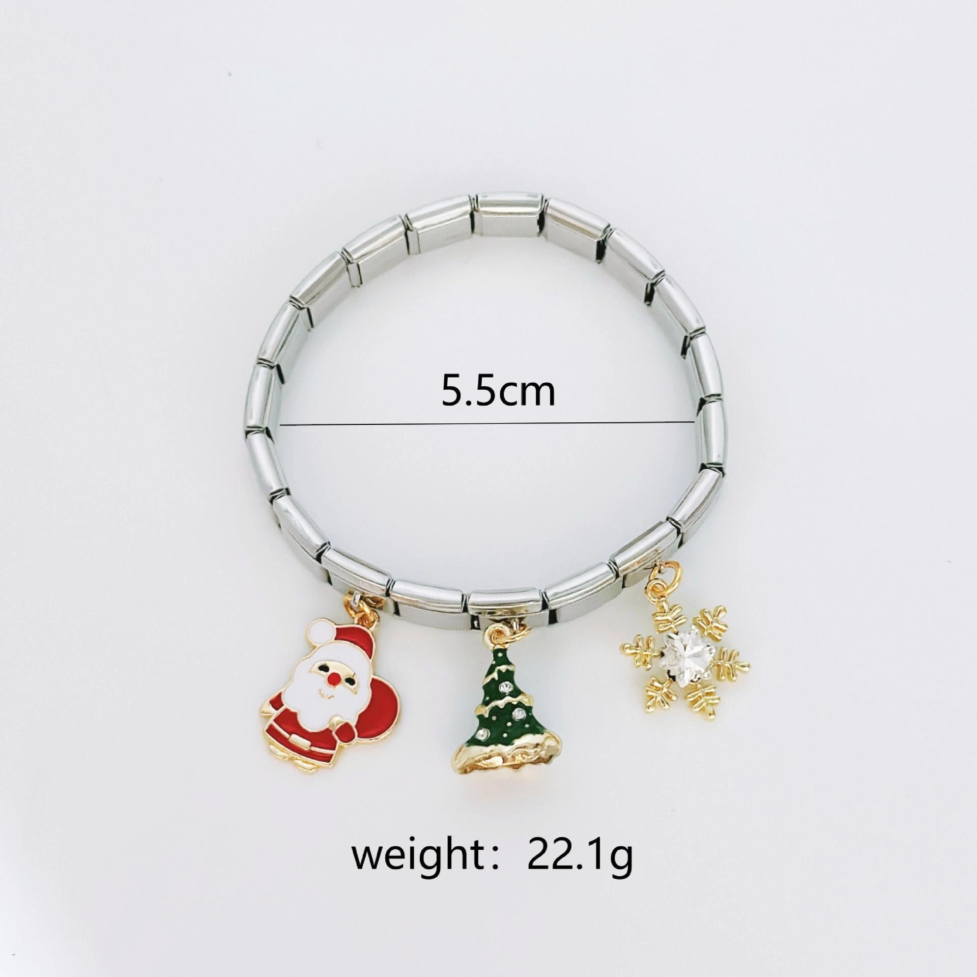 Wholesale Fruit Cherry Creative Christmas Elements Personalized Bracelet