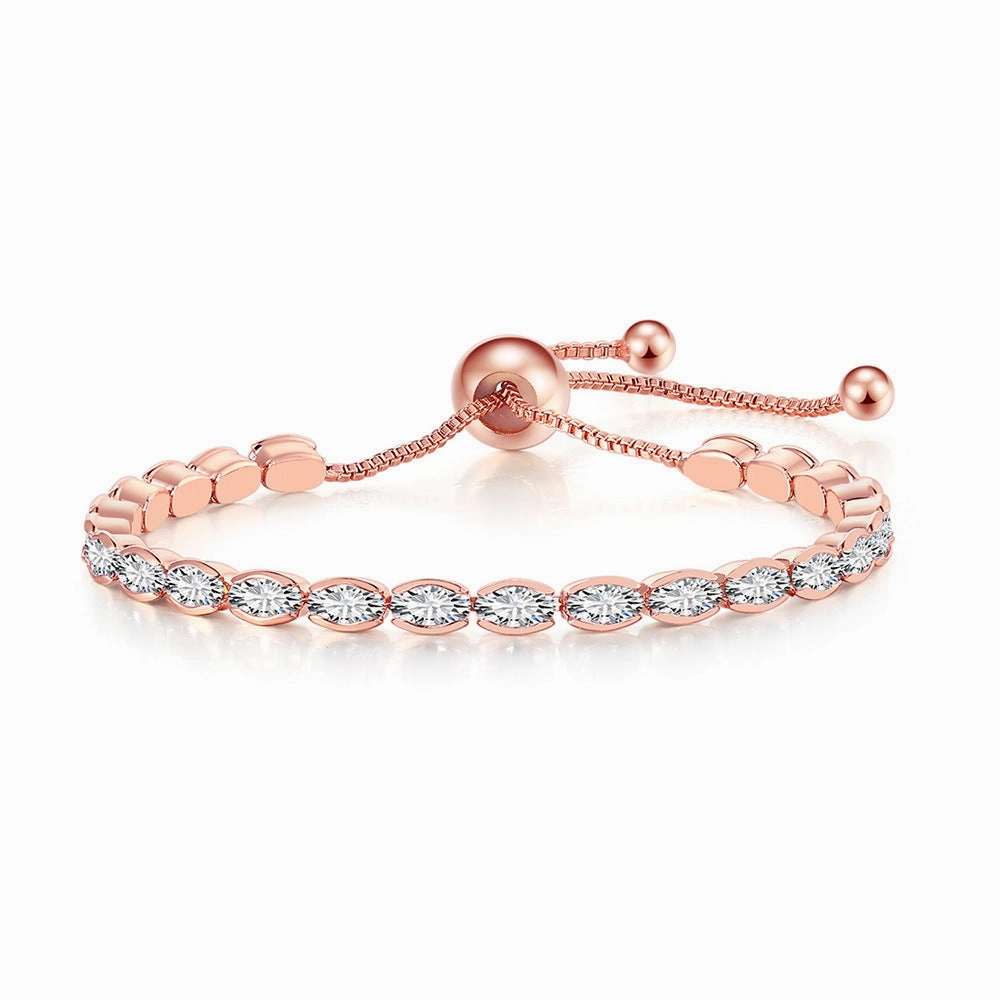 Wholesale Full CZ Adjustable Bracelet