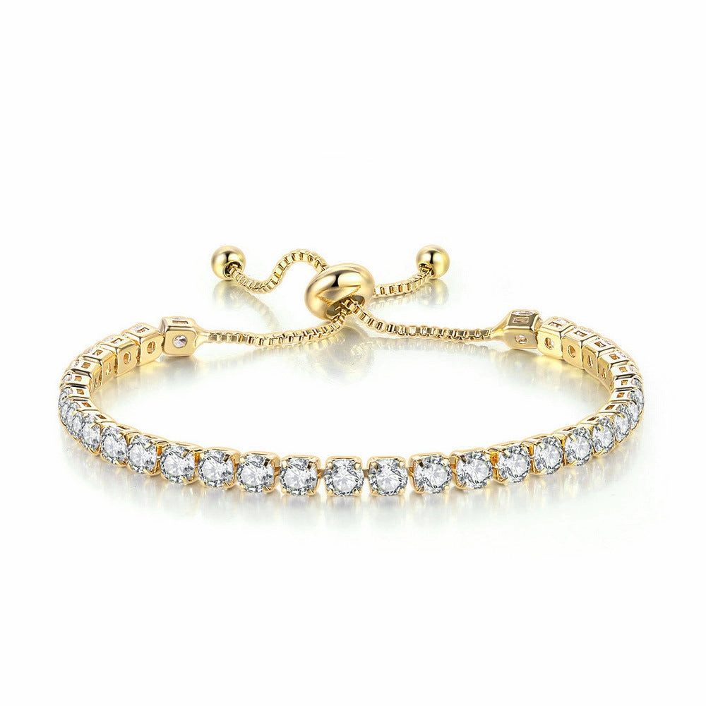 Wholesale Full CZ Adjustable Bracelet