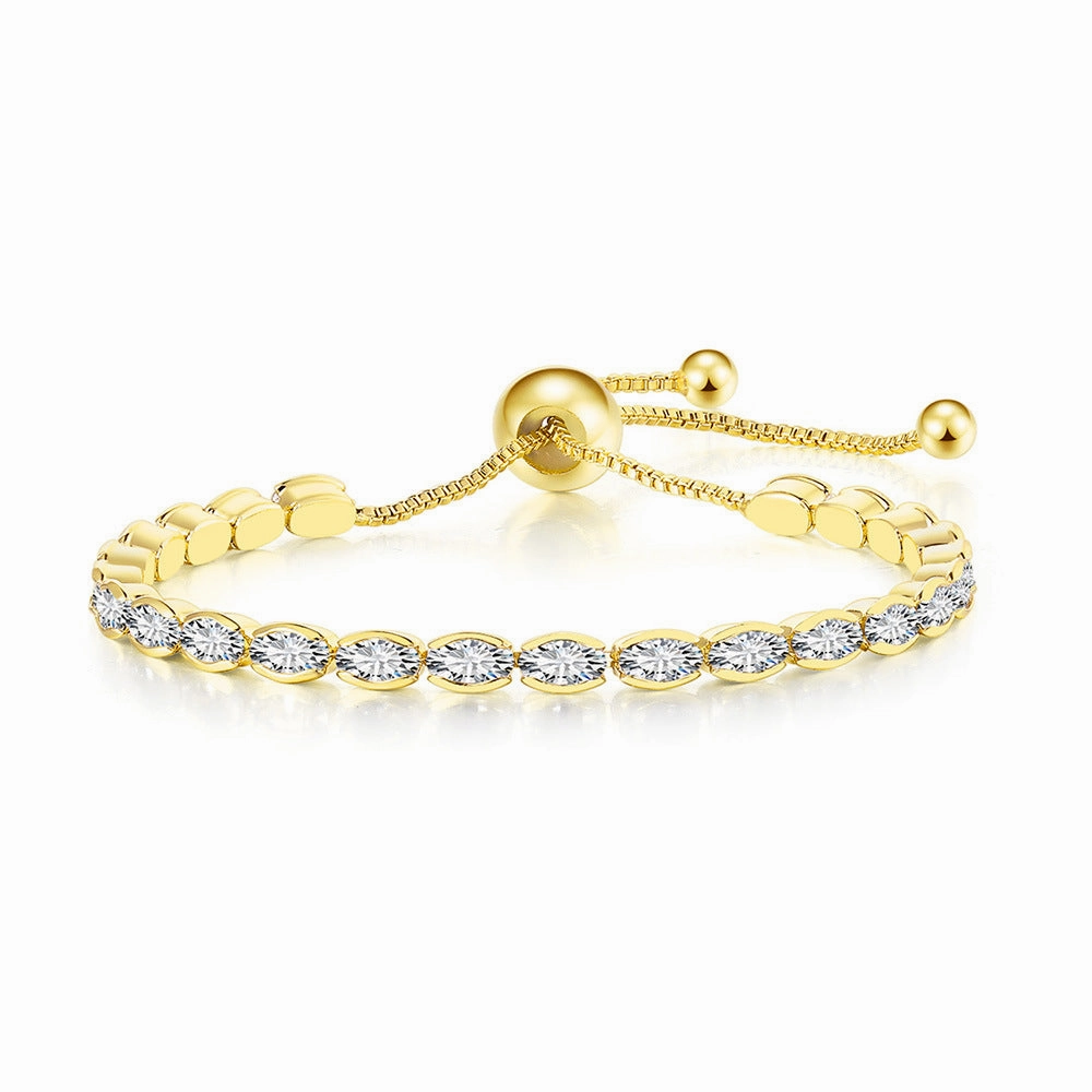 Wholesale Full CZ Adjustable Bracelet