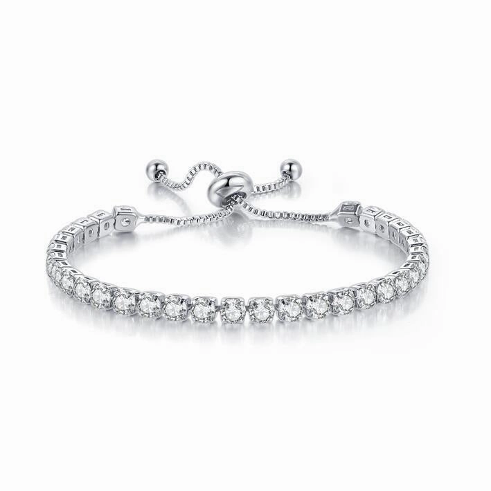 Wholesale Full CZ Adjustable Bracelet