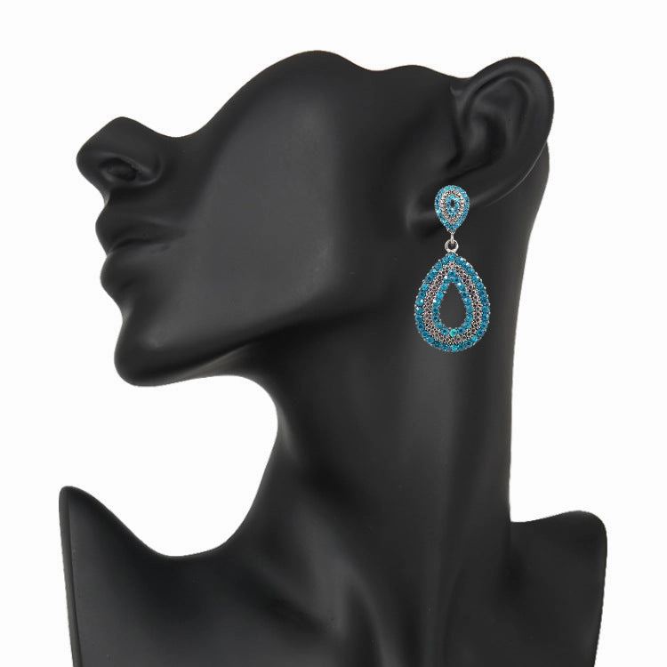 Wholesale Full Diamond Acrylic Cutout Earrings