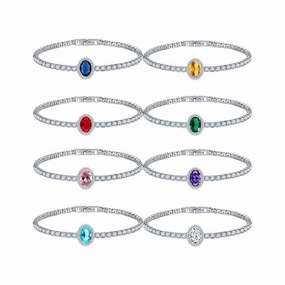 Wholesale Full Diamond Micropaved Zircon Copper Bracelet