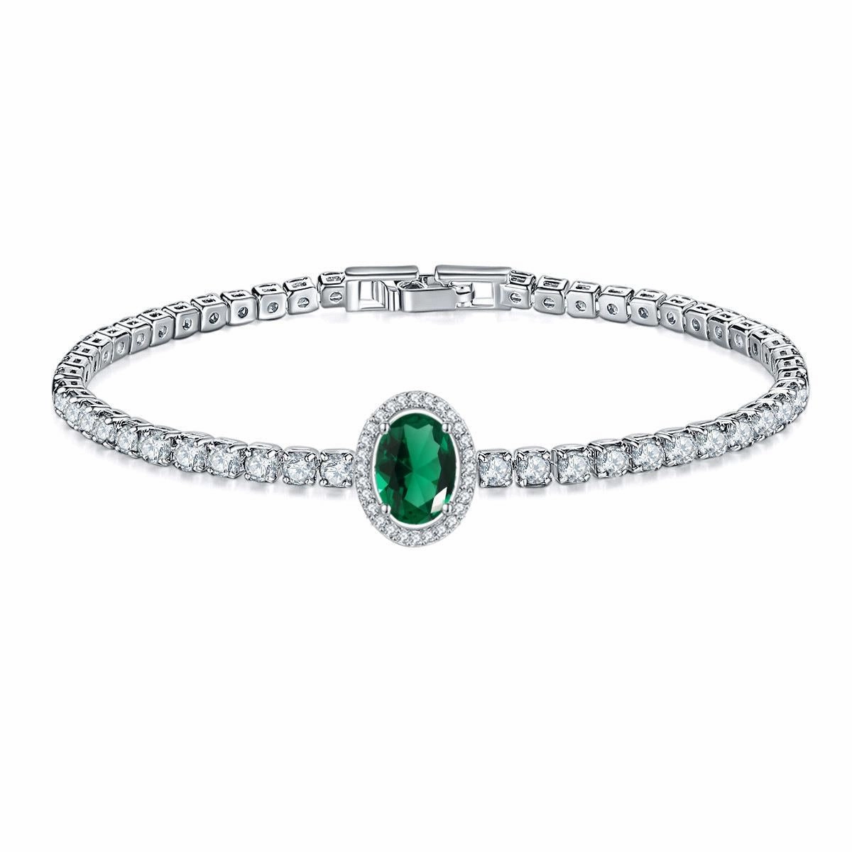 Wholesale Full Diamond Micropaved Zircon Copper Bracelet