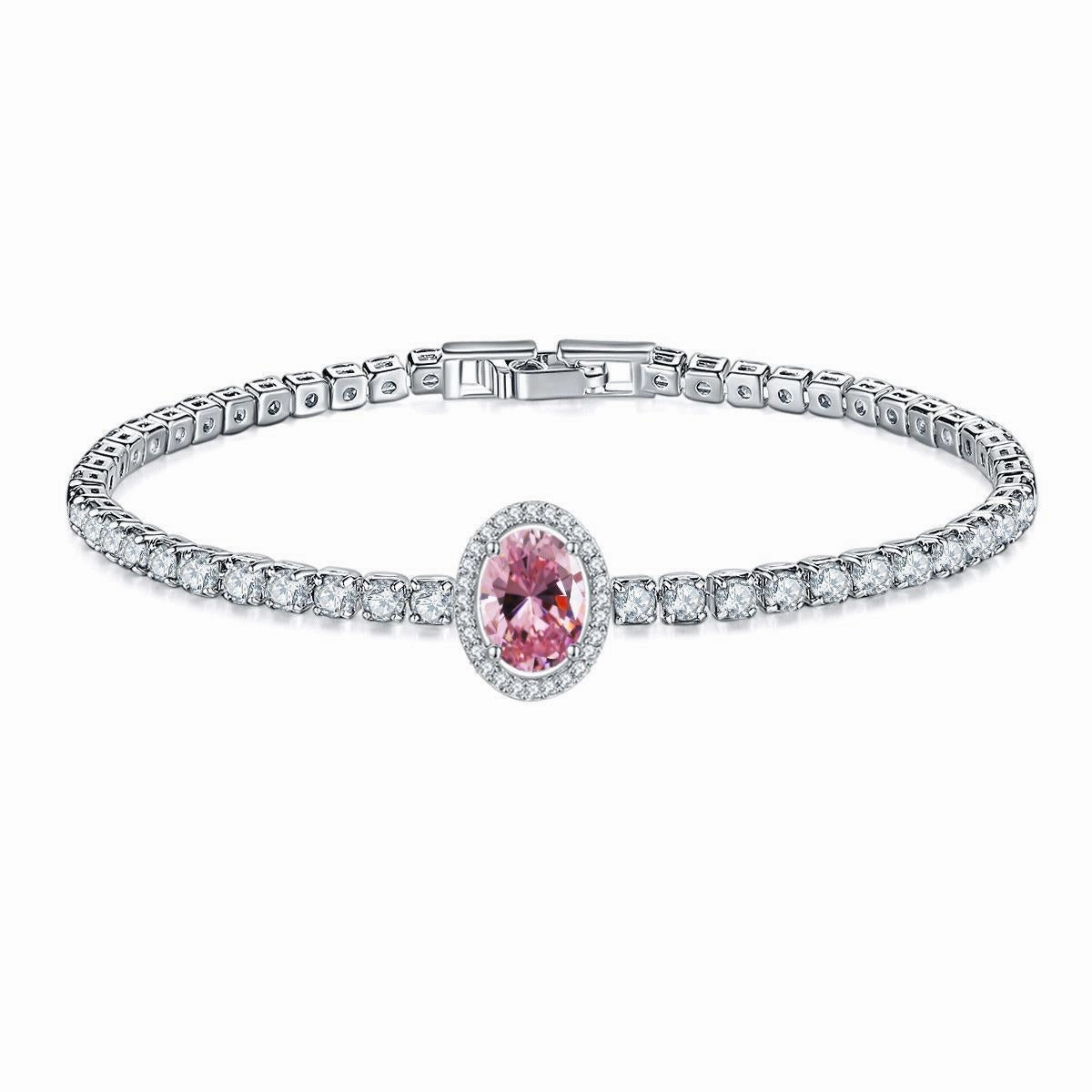 Wholesale Full Diamond Micropaved Zircon Copper Bracelet