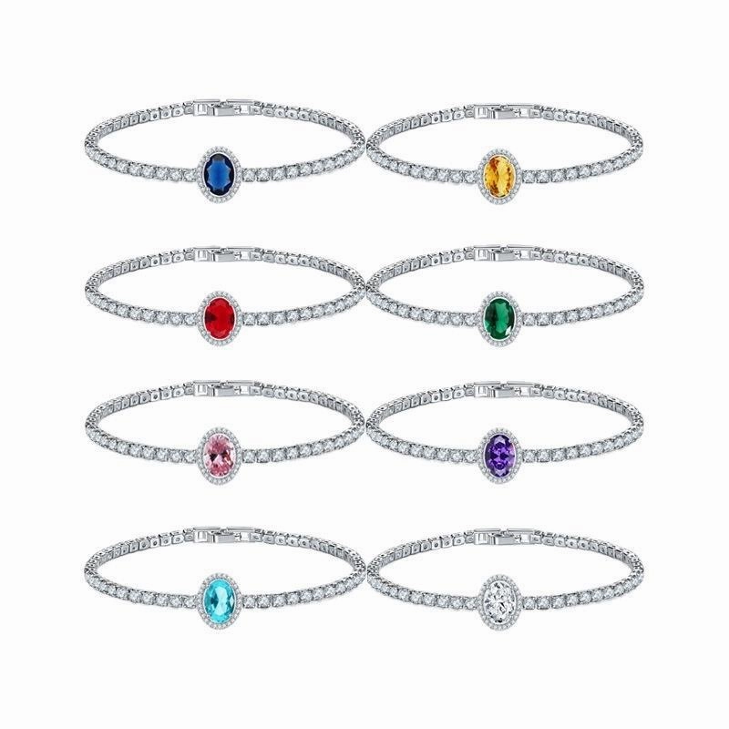 Wholesale Full Diamond Micropaved Zircon Copper Bracelet