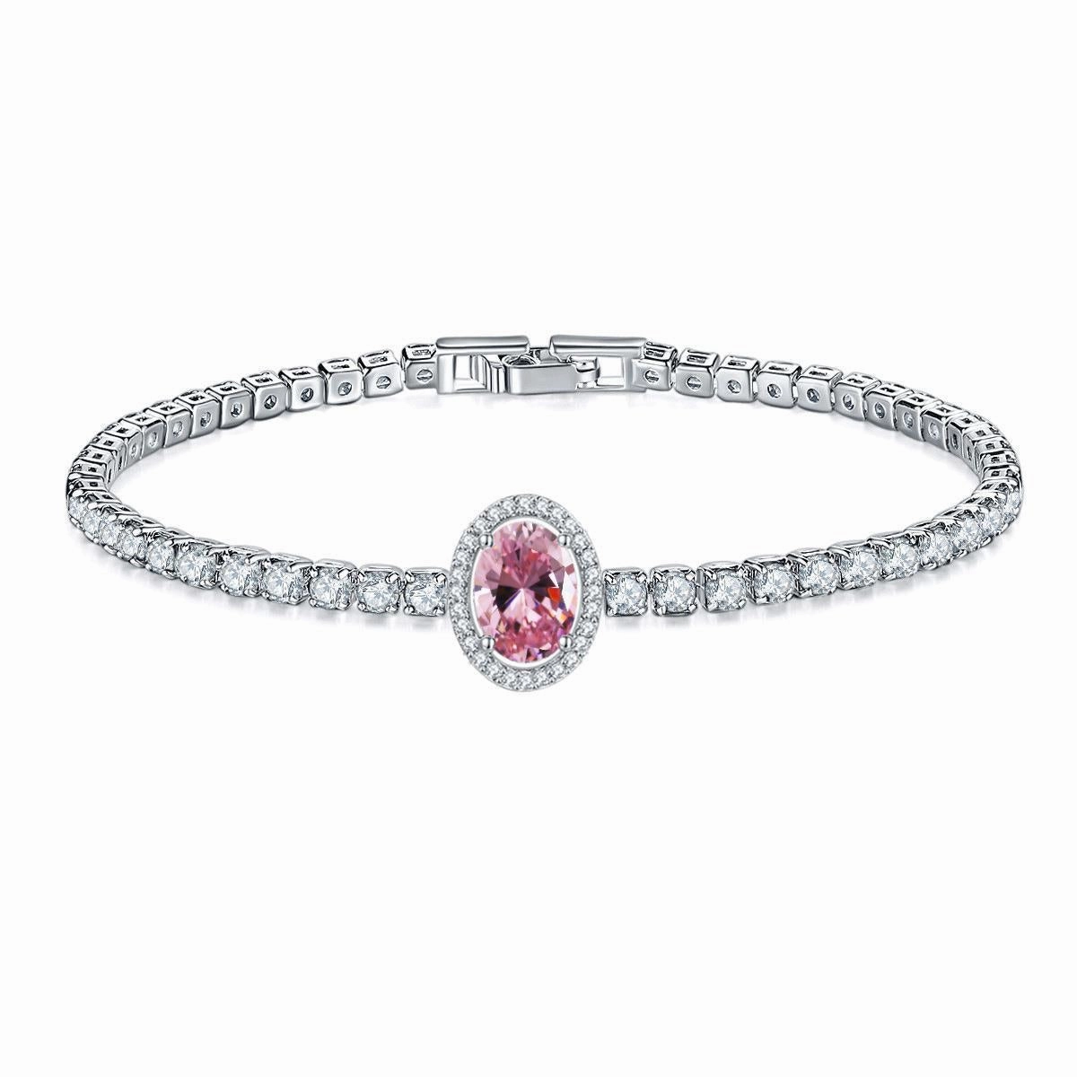 Wholesale Full Diamond Micropaved Zircon Copper Bracelet
