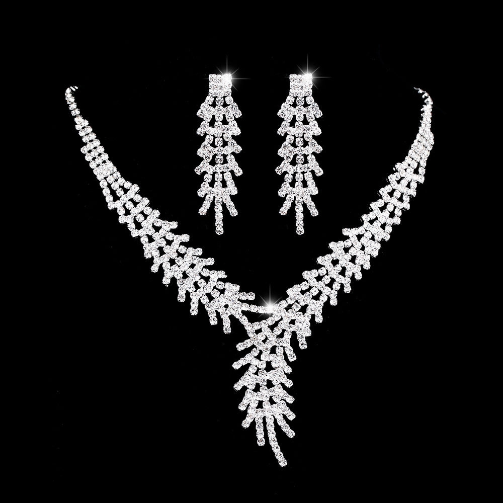 Wholesale Full Diamond Zircon Rhinestone Earrings