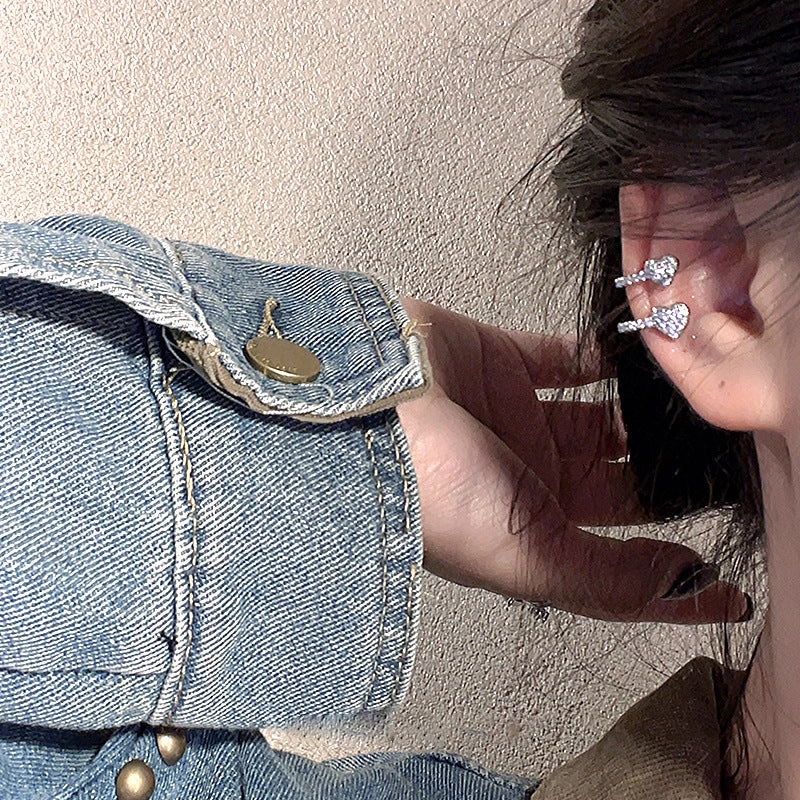 Wholesale Full Drill Earbone Clip Earrings