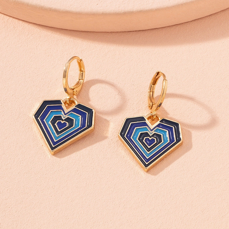 Wholesale Funny Heart Alloy Earrings