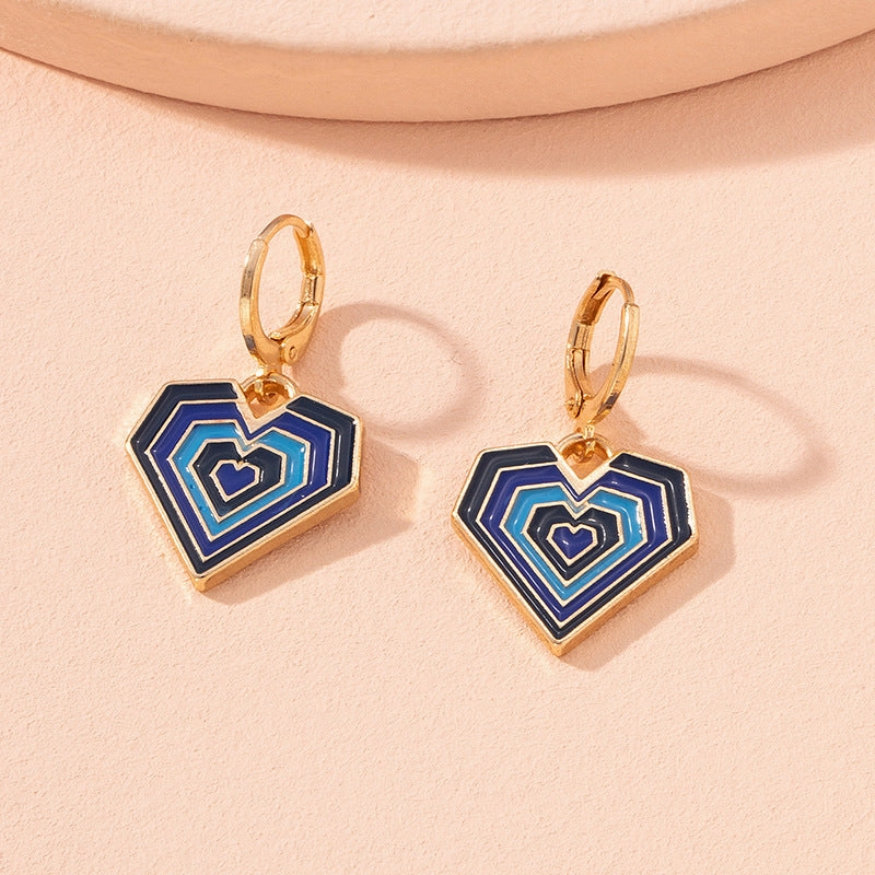 Wholesale Funny Heart Alloy Earrings