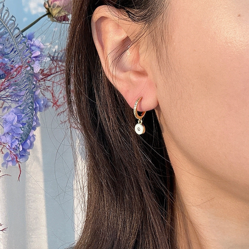Wholesale Geometric Round Copper Earrings