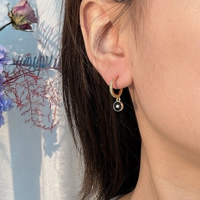 Wholesale Geometric Round Copper Earrings