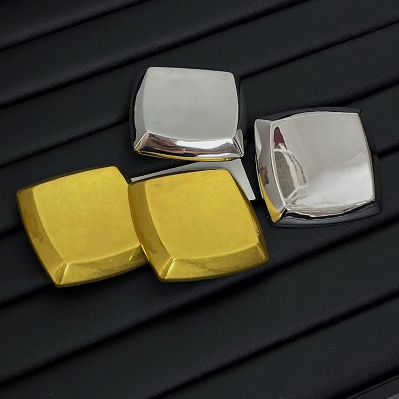 Wholesale Geometric Square Exaggerated Large Earrings