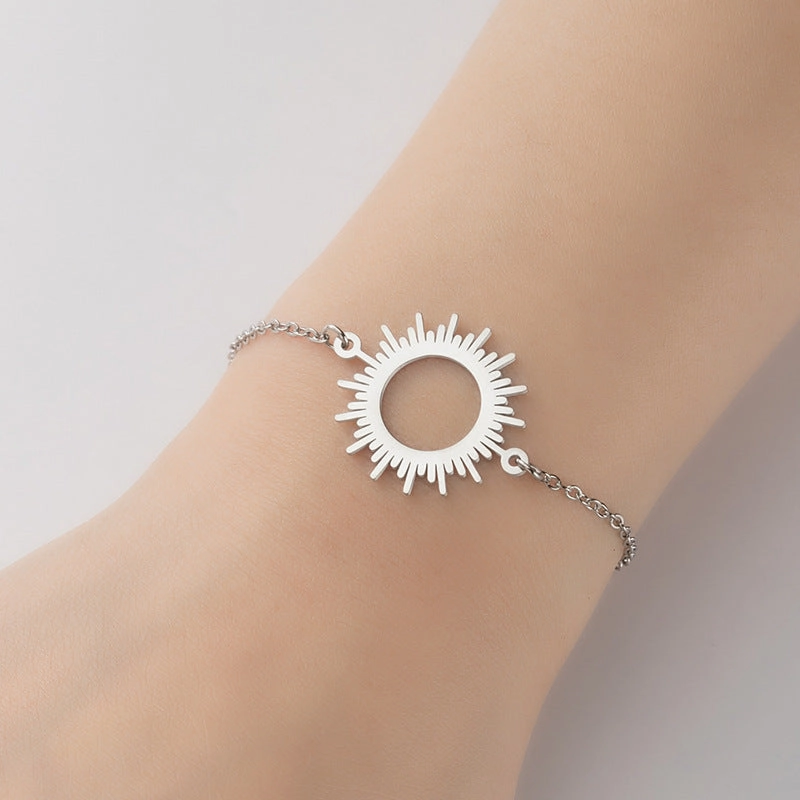 Wholesale Geometric Star Moon Love Bracelet
