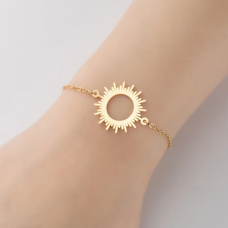 Wholesale Geometric Star Moon Love Bracelet