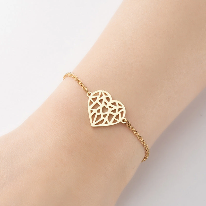 Wholesale Geometric Star Moon Love Bracelet