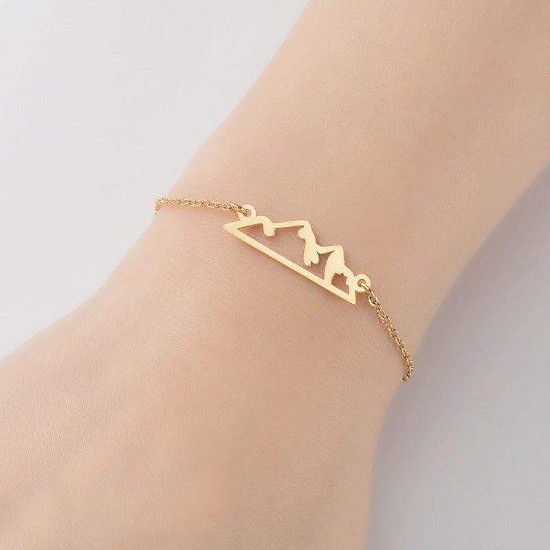 Wholesale Geometric Star Moon Love Bracelet
