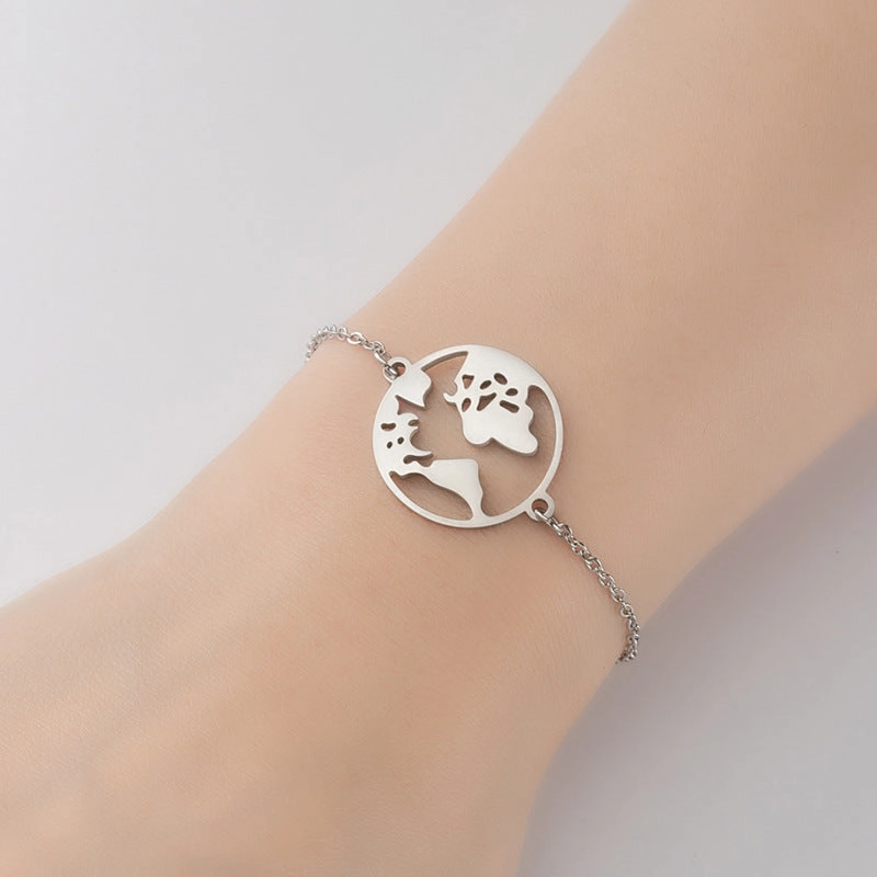 Wholesale Geometric Star Moon Love Bracelet
