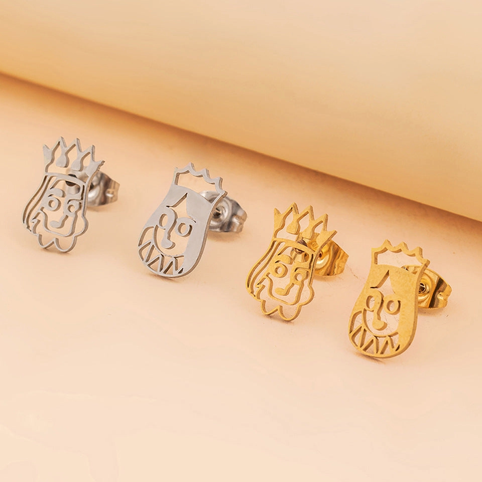 Wholesale Geometry Stainless Steel Earrings