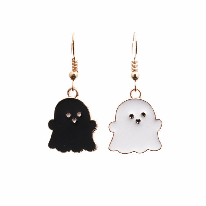 Wholesale Ghost Alloy Earrings Necklace Set
