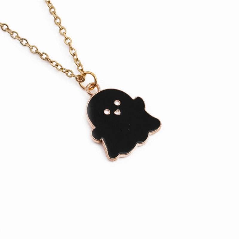 Wholesale Ghost Alloy Earrings Necklace Set