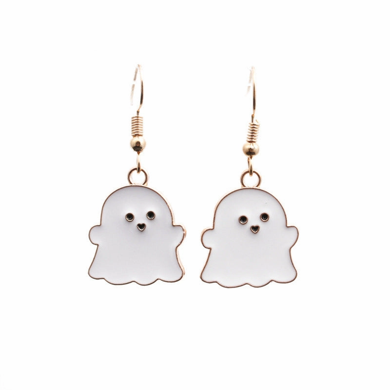 Wholesale Ghost Alloy Earrings Necklace Set