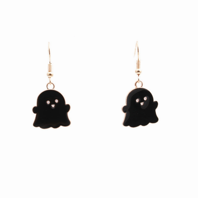 Wholesale Ghost Alloy Earrings Necklace Set