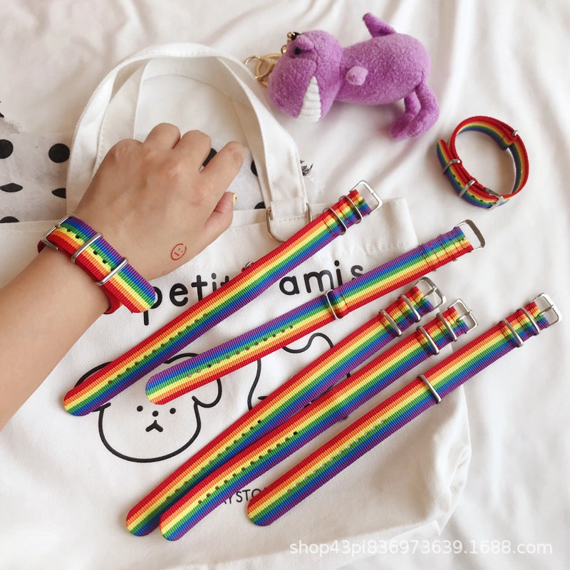 Wholesale Girly Heart Rainbow Gift Bracelet