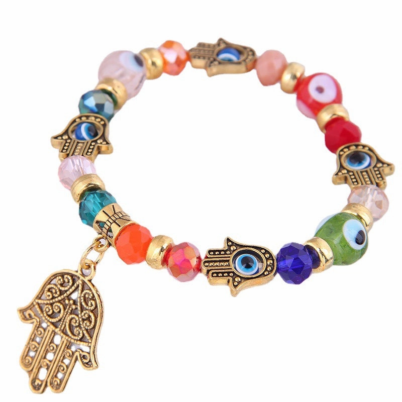Wholesale Gold Demon Eye Alloy Bracelet