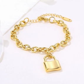 Wholesale Gold Pendant Stainless Steel Bracelet